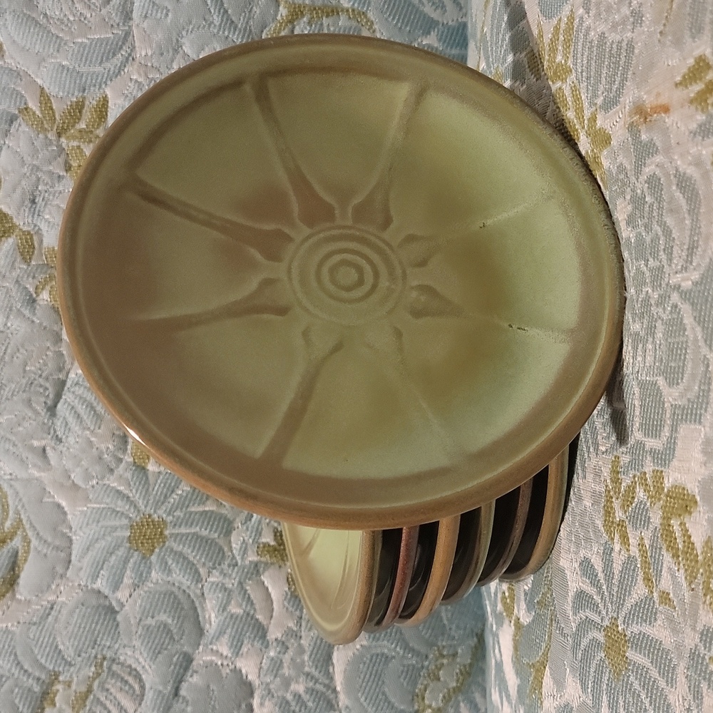 Set of 7 Frankoma 7" Plates